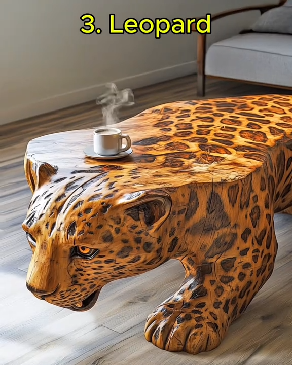 Clearance Sale🔥Limited Time Offer💖One Large Piece Of Wood Animal Shaped Coffee Tables