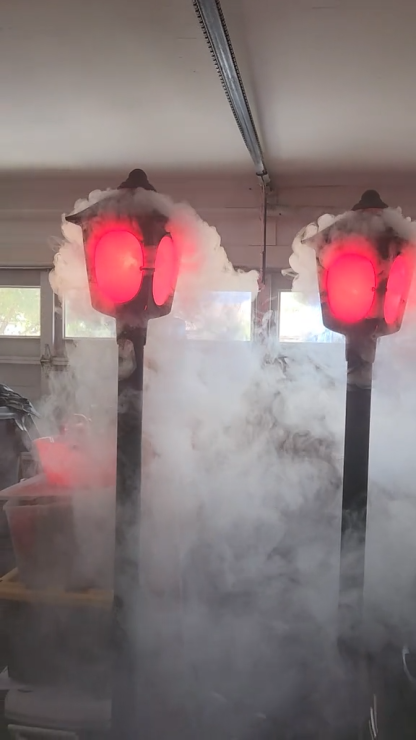 Halloween Steam Lantern Pillar