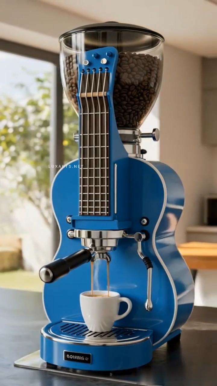 🔥Limited Time Offer💖Bold Design Guitar Coffee Maker