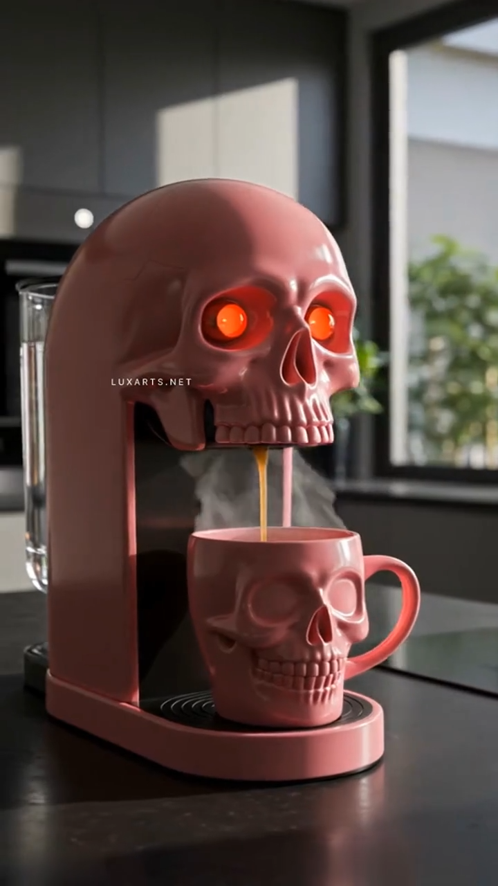 🔥Limited Time Offer💖Bold Design Skull Coffee Maker