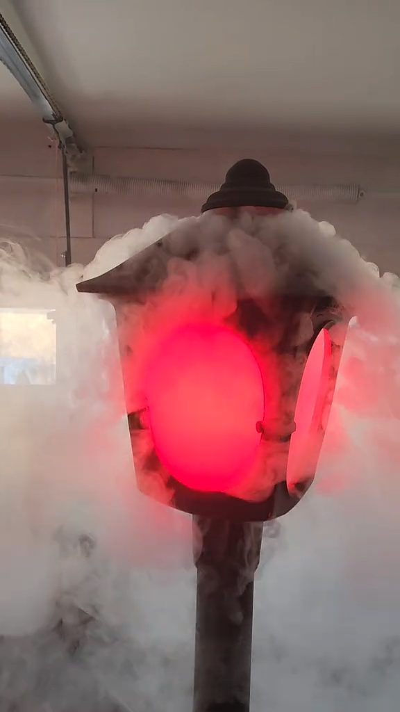 Halloween Steam Lantern Pillar