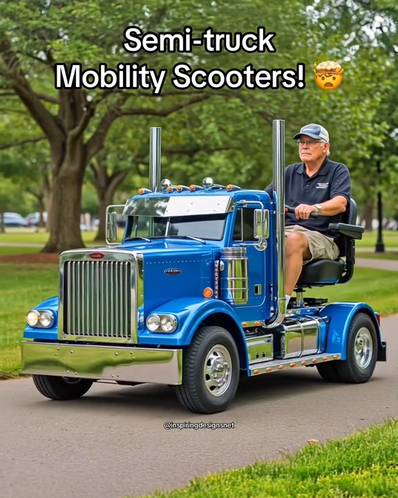 Semi-Truck Mobility Scooters Are the Ultimate Ride for Retired Truckers