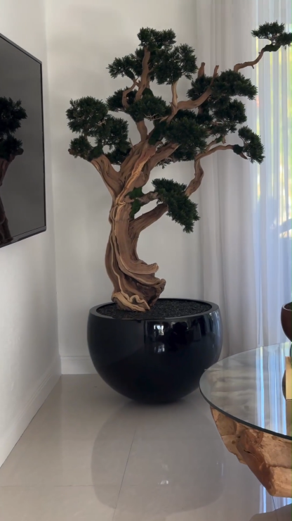 7ft Indoor Artificial Plants( With Flower Pots)