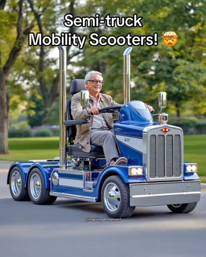 Semi-Truck Mobility Scooters Are the Ultimate Ride for Retired Truckers