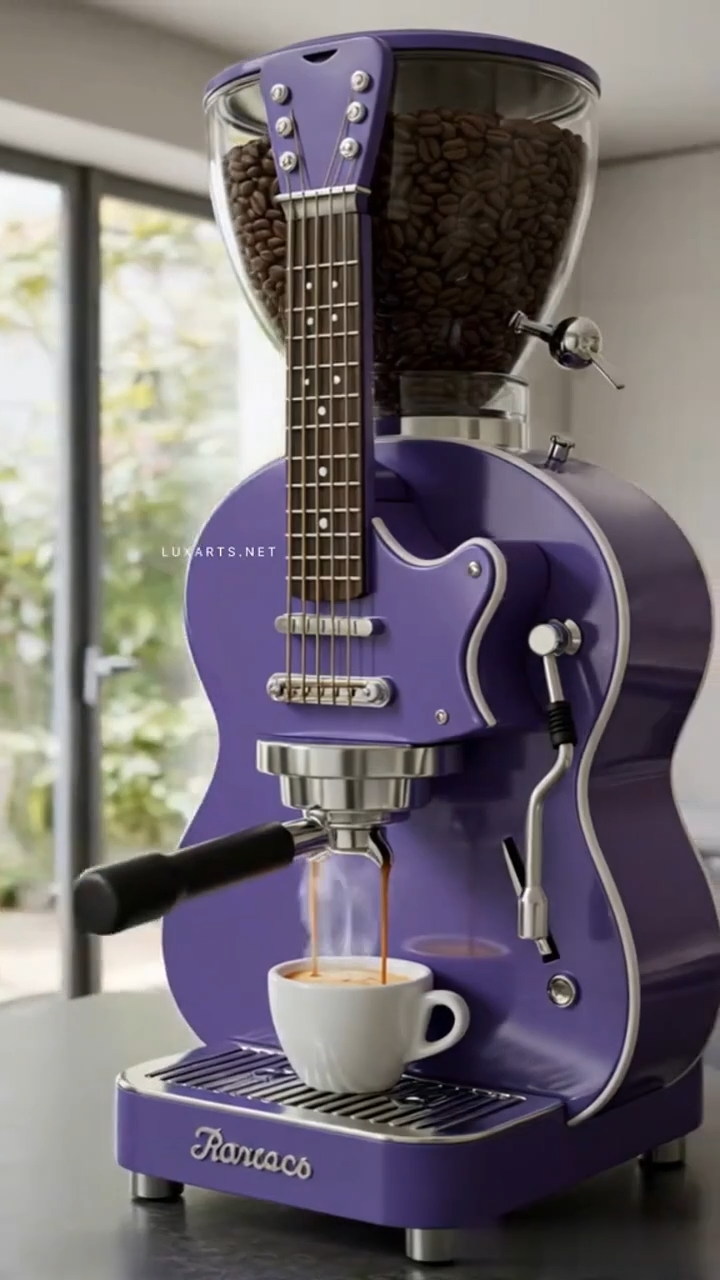 🔥Limited Time Offer💖Bold Design Guitar Coffee Maker