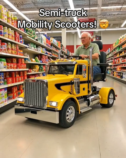 Semi-Truck Mobility Scooters Are the Ultimate Ride for Retired Truckers