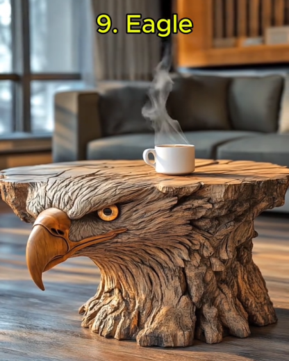 Clearance Sale🔥Limited Time Offer💖One Large Piece Of Wood Animal Shaped Coffee Tables