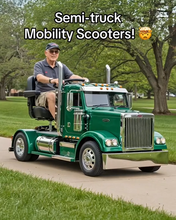 Semi-Truck Mobility Scooters Are the Ultimate Ride for Retired Truckers