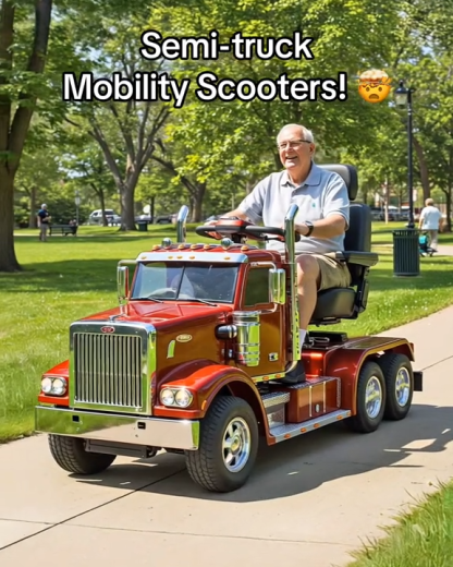 🔥💖 Electric Semi-Truck Mobility Scooters