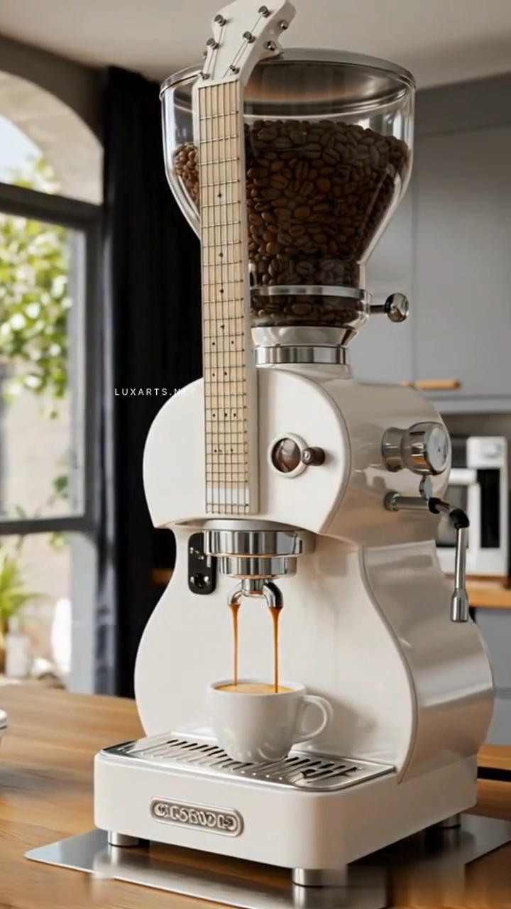 🔥Limited Time Offer💖Bold Design Guitar Coffee Maker