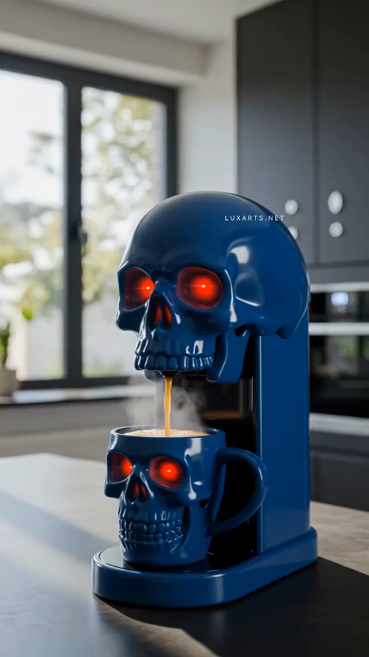 🔥Limited Time Offer💖Bold Design Skull Coffee Maker
