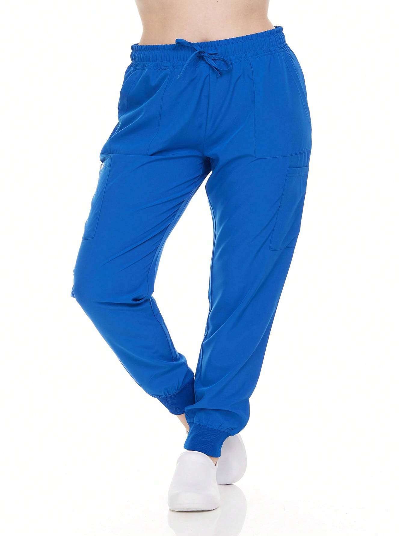 HEAL+WEAR Women's Jogger Scrub Pants – High Stretch, Breathable Fabric, Drawstring Waist, Multi-Pocket,4-Way Stretch,Spa Nurse Clinical Workwear