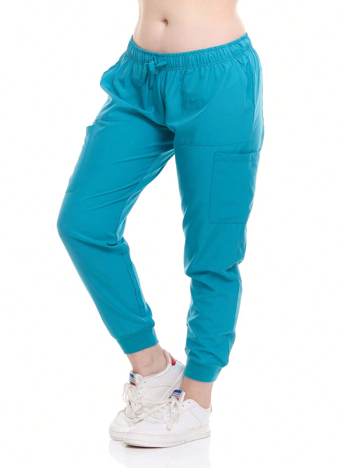 HEAL+WEAR Women's Jogger Scrub Pants – High Stretch, Breathable Fabric, Drawstring Waist, Multi-Pocket,4-Way Stretch,Spa Nurse Clinical Workwear