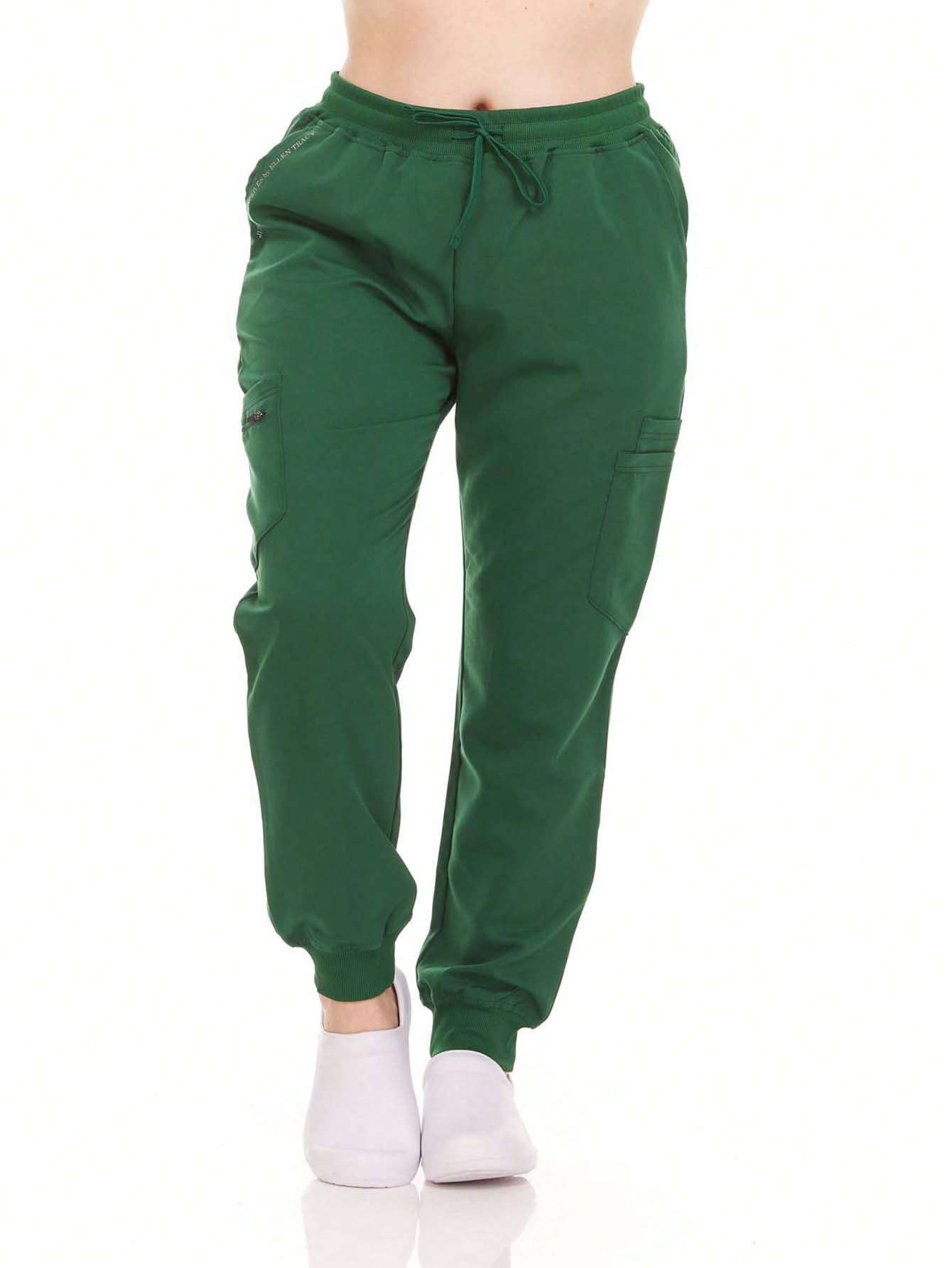 HEAL+WEAR Women's Jogger Scrub Pants with Cargo Pockets – 4-Way Stretch - Soft Stretch, Drawstring Waist, Stylish Fit – Multiple Colors Available ET2002