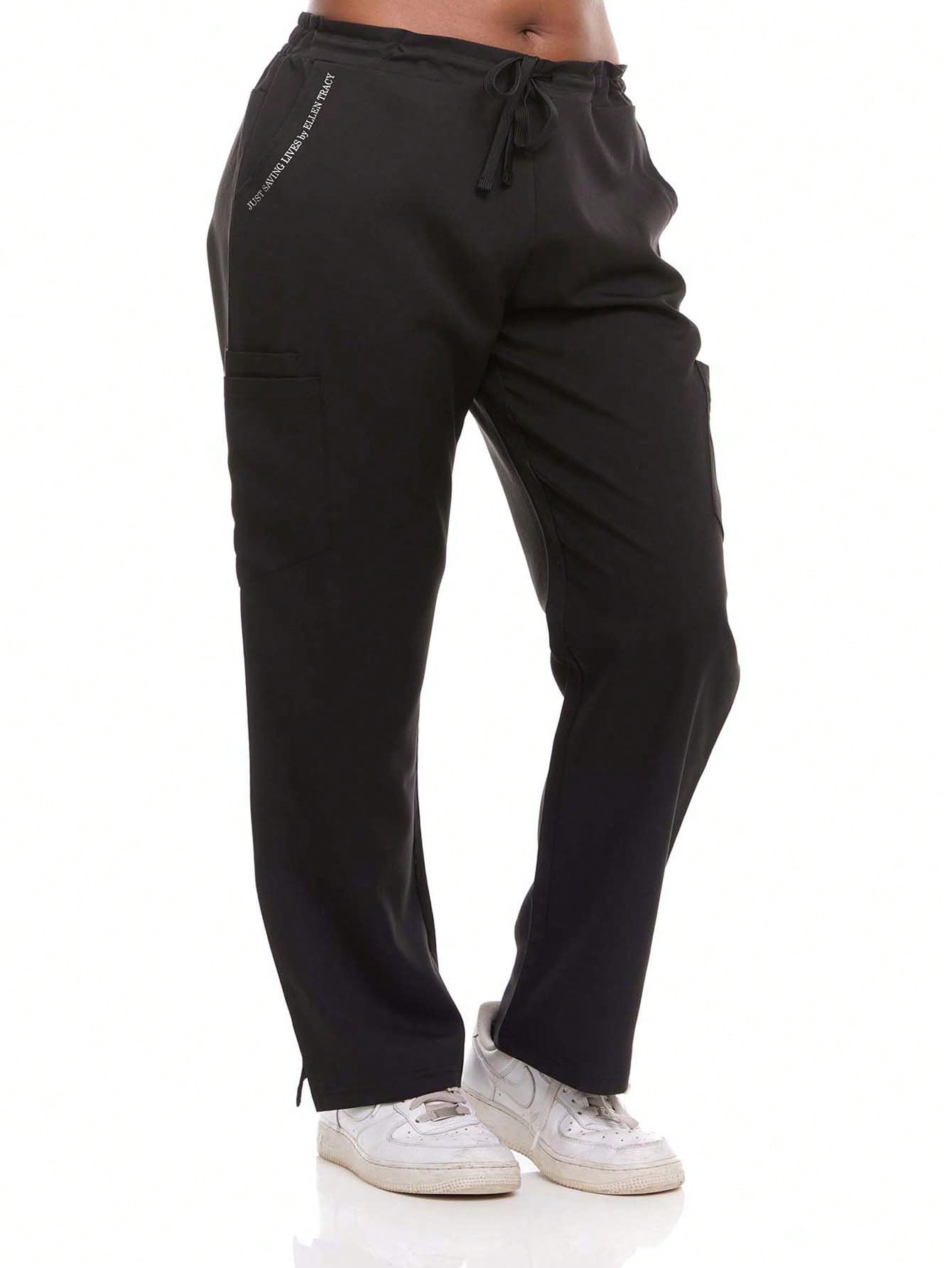 HEAL+WEAR Women's Straight-Leg Scrub Pants – 4-Way Stretch - Stretch Comfort Fit, 6-Pocket Utility Design, Professional Workwear, Multiple Colors ET2005