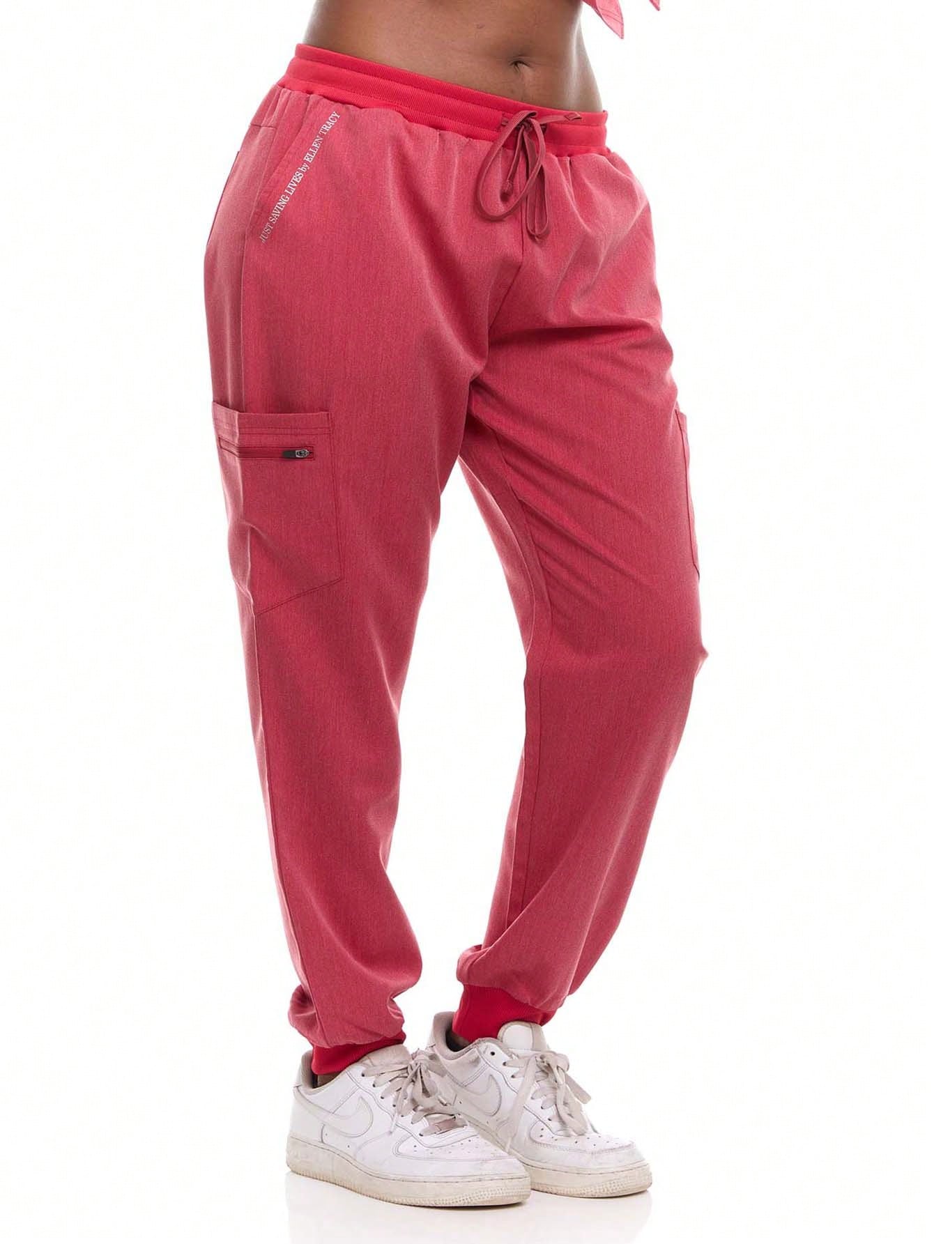 HEAL+WEAR Women's Jogger Scrub Pants with Cargo Pockets – 4-Way Stretch - Soft Stretch, Drawstring Waist, Stylish Fit – Multiple Colors Available ET2002