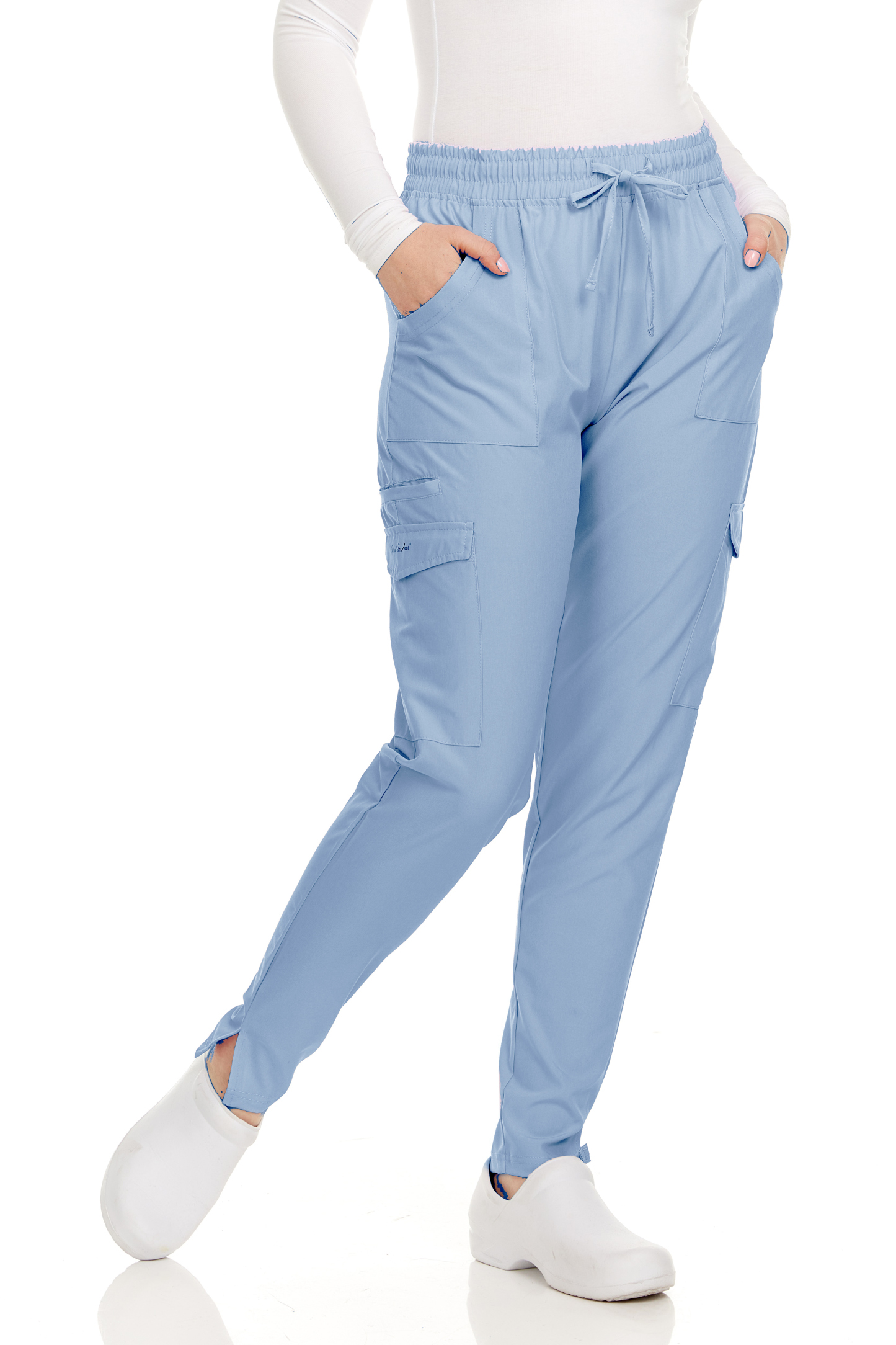 HEAL+WEAR Women's Scrub Pants with Pockets – Stretch Jogger Medical Workwear,4-Way Stretch, Elastic Waist Nurse Uniform Bottoms DDP020