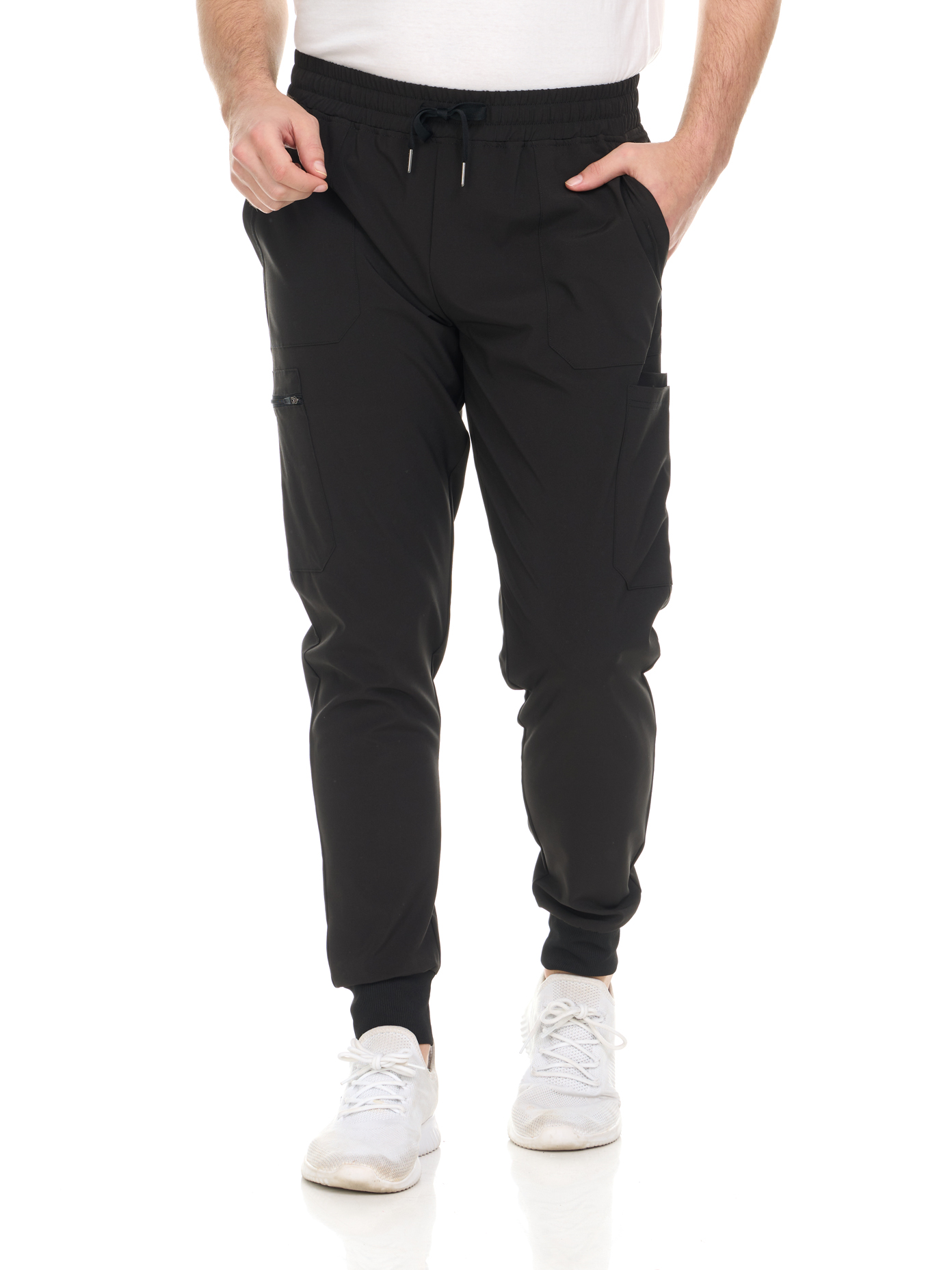 Heal+Wear Jogger Scrub Pants for Man - Adjustable Drawstring Waistband, Multi-Functional Pockets, Slim-Fit Design