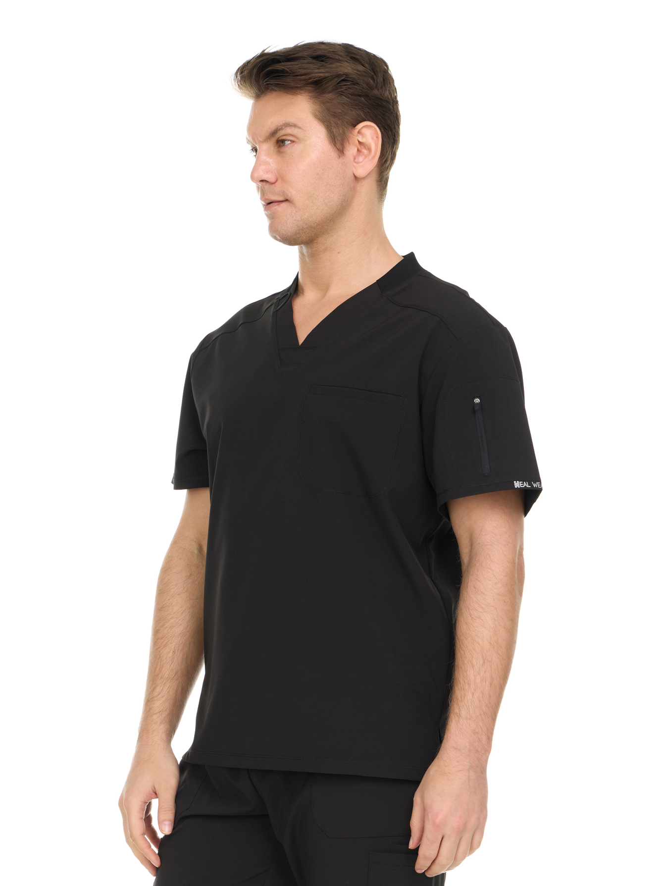 Men's Scrub Top - Comfortable, Stretchy, Functional Workwear for Men - Clothing, Menswear