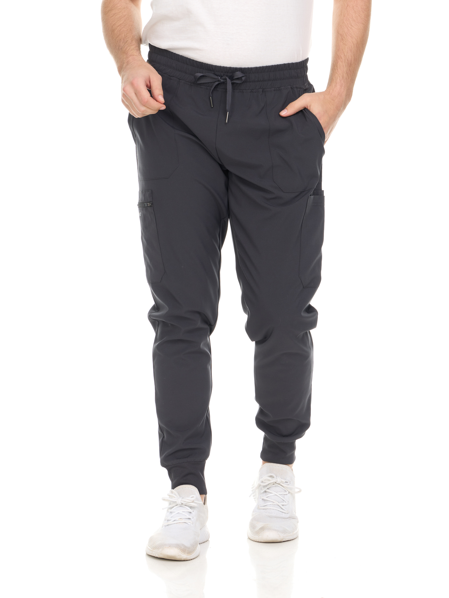 Heal+Wear Jogger Scrub Pants for Man - Adjustable Drawstring Waistband, Multi-Functional Pockets, Slim-Fit Design
