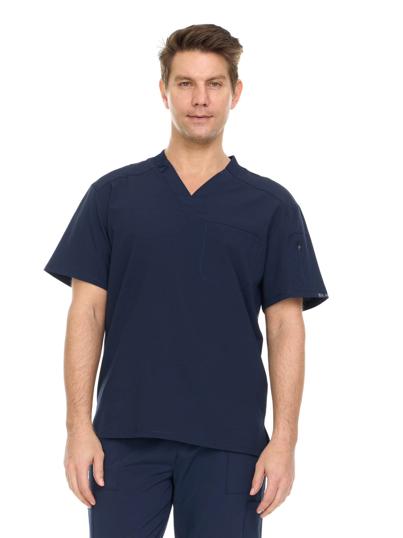 Men's Scrub Top - Comfortable, Stretchy, Functional Workwear for Men - Clothing, Menswear