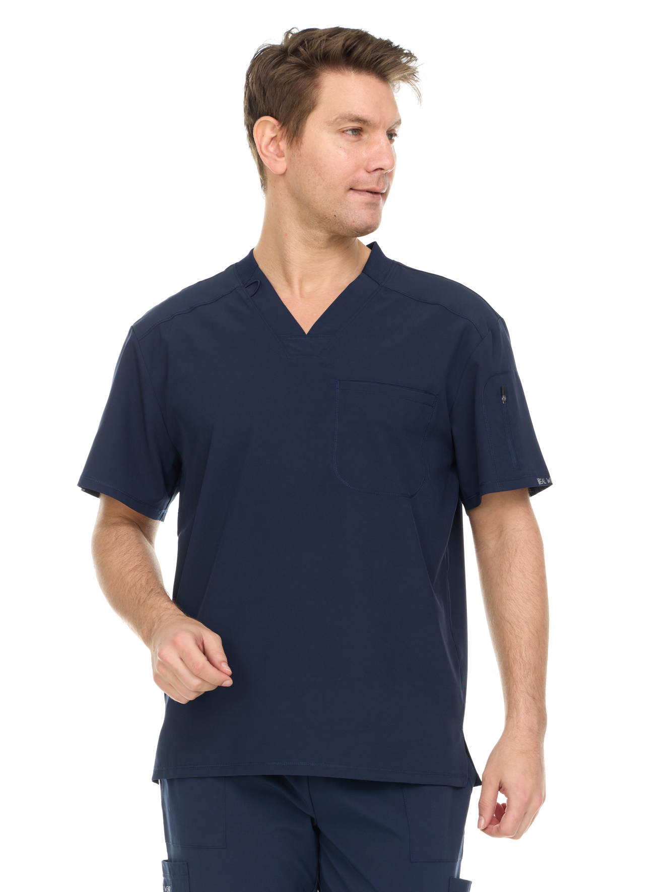 Men's Scrub Top - Comfortable, Stretchy, Functional Workwear for Men - Clothing, Menswear