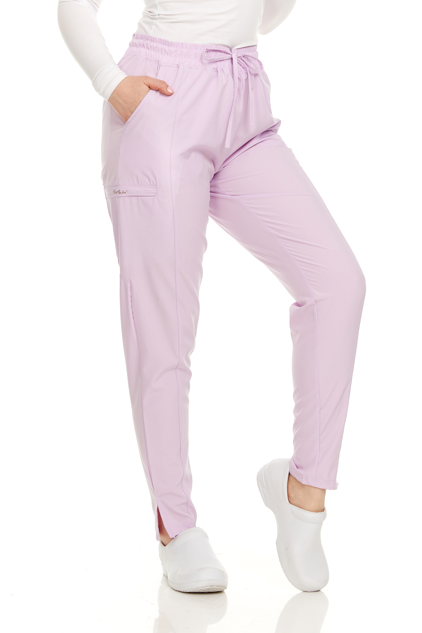 HEAL+WEAR Women's Scrub Pants with Pockets – Stretch Jogger Medical Workwear,4-Way Stretch, Elastic Waist Nurse Uniform Bottoms DDP020