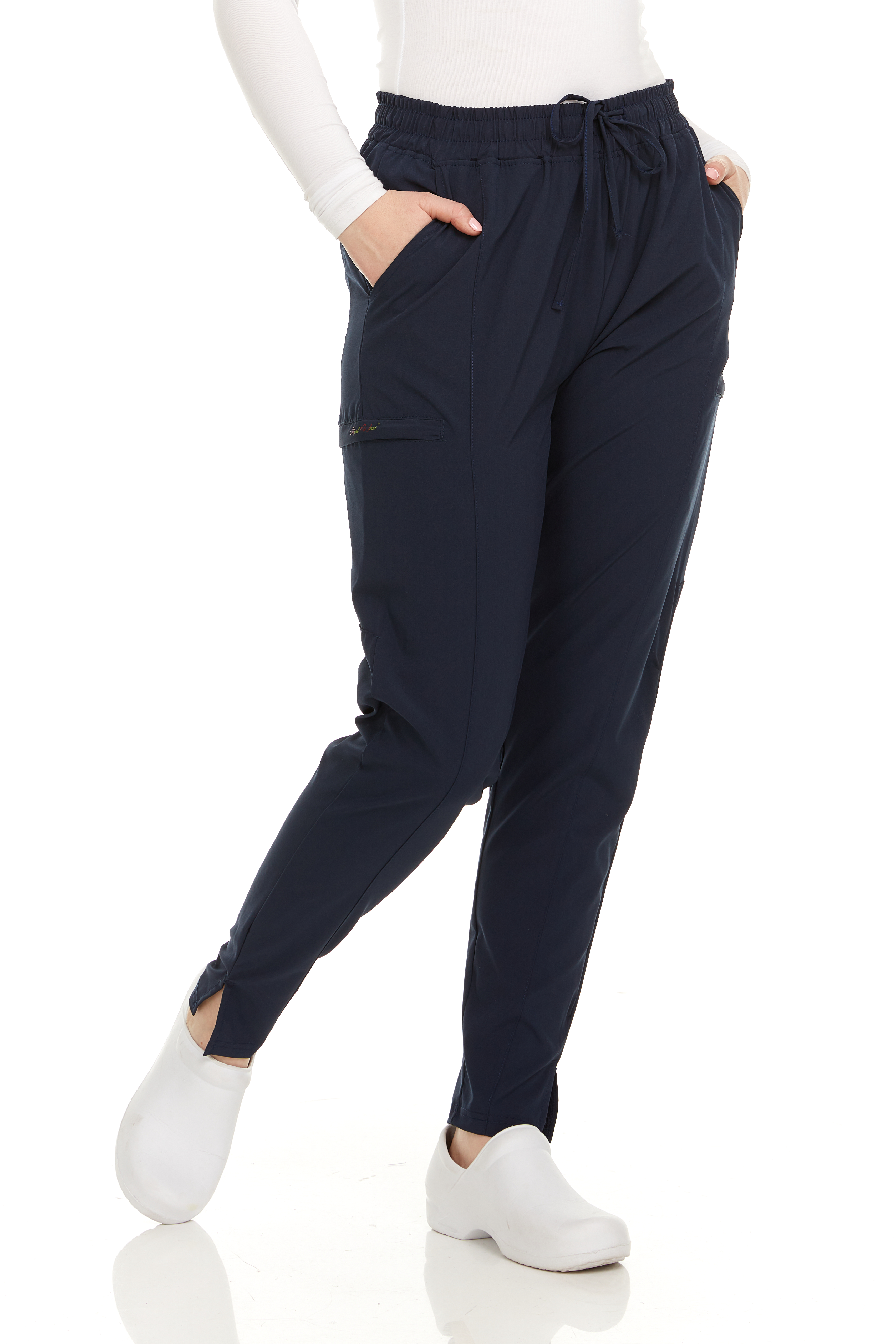 HEAL+WEAR Women's Scrub Pants with Pockets – Stretch Jogger Medical Workwear,4-Way Stretch, Elastic Waist Nurse Uniform Bottoms DDP020