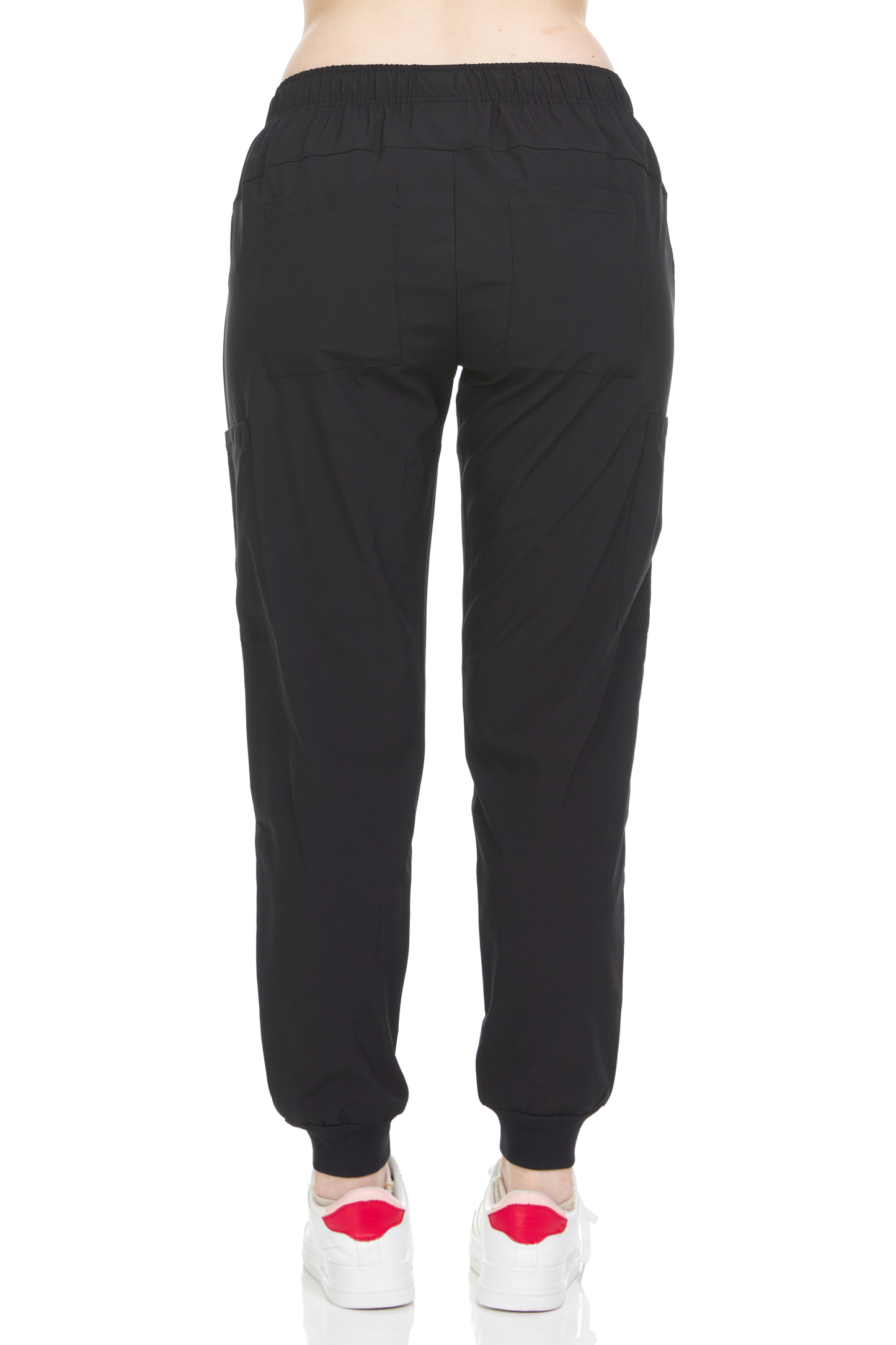 HEAL+WEAR Women's Jogger Scrub Pants – High Stretch, Breathable Fabric, Drawstring Waist, Multi-Pocket,4-Way Stretch,Spa Nurse Clinical Workwear