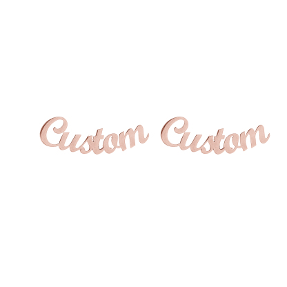 Classic and Best-selling Customized Name Earrings