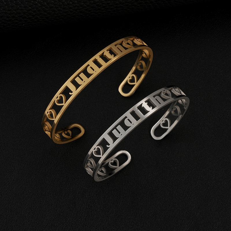 Customized Name Bangle Bracelet