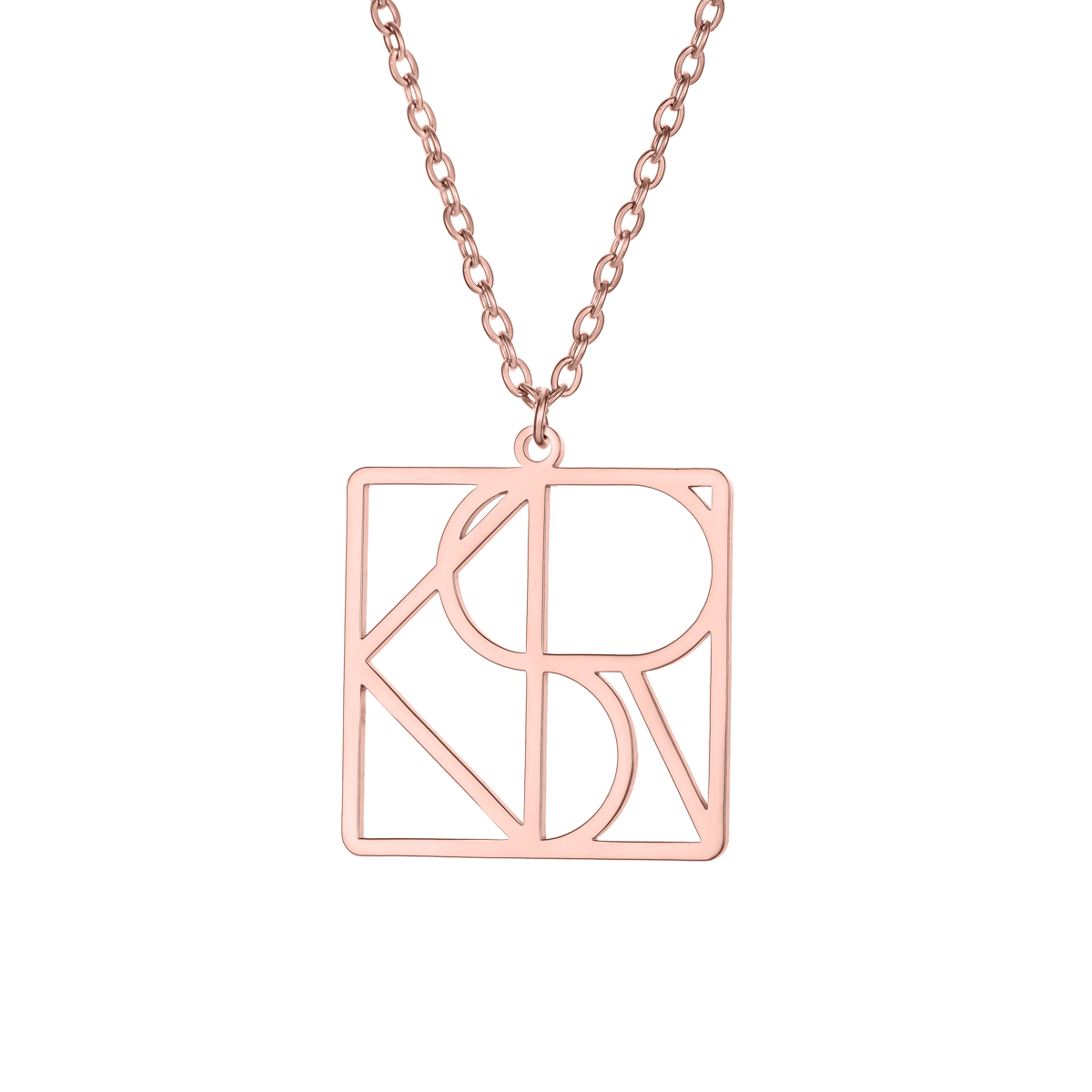 Personalized Name Logo Pendant Necklace