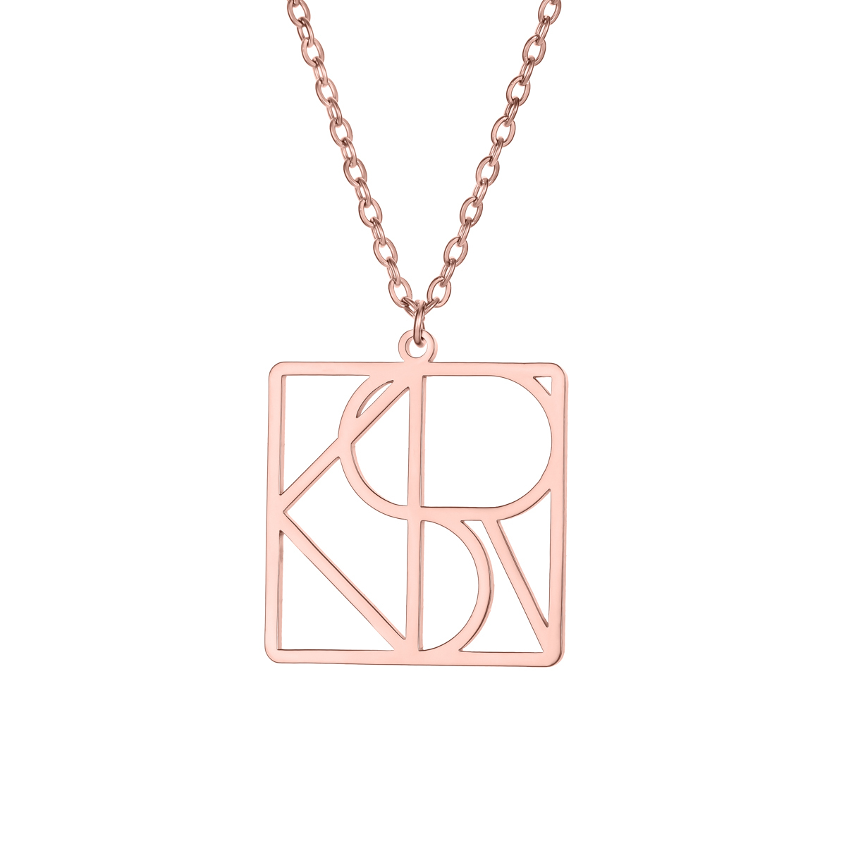 Personalized Name Logo Pendant Necklace