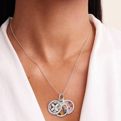 Customized Photo Print Pendant Necklace