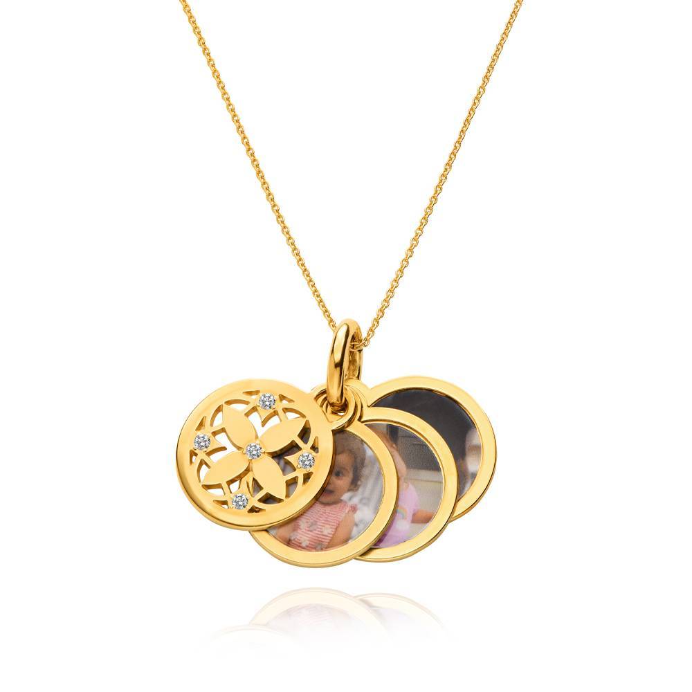 Customized Photo Print Pendant Necklace