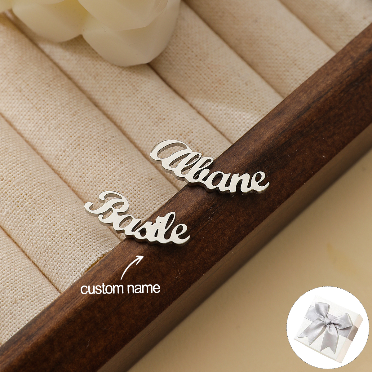 Classic and Best-selling Customized Name Earrings
