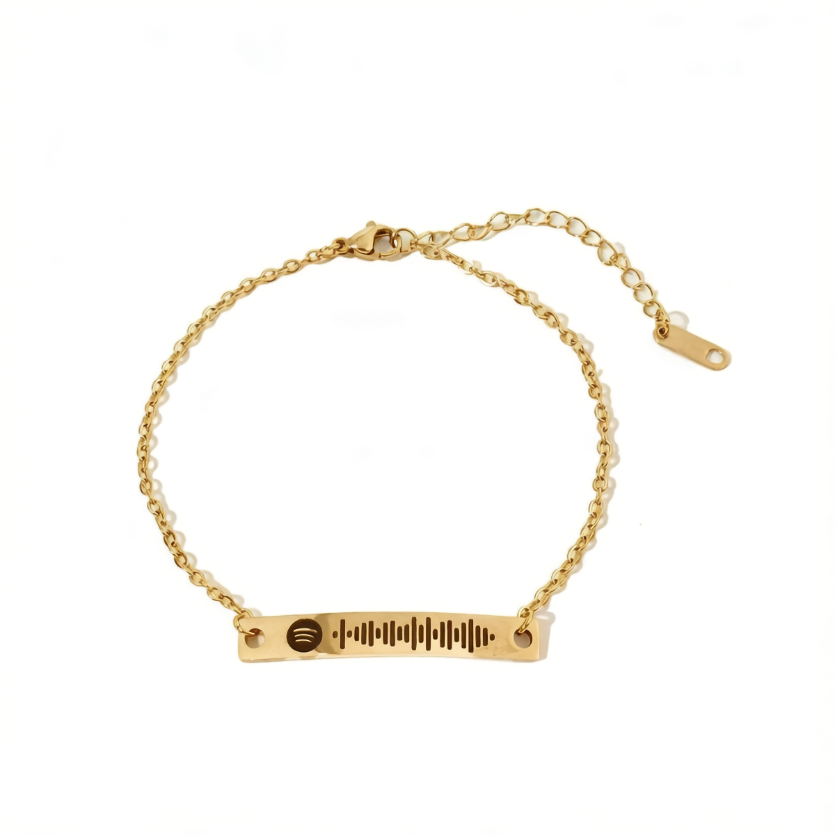 Custom Engraved Spotify Music Code Bracelet