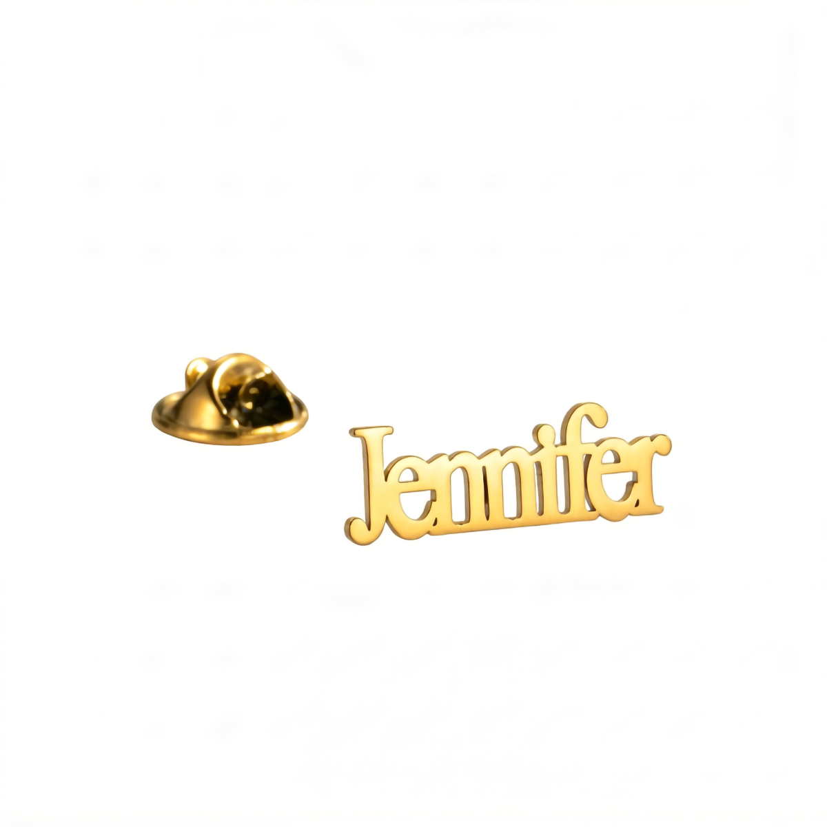 Personalized Stainless Steel Custom Name Brooch