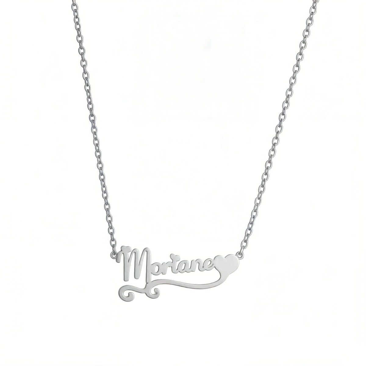 Custom Name Ribbon Necklace