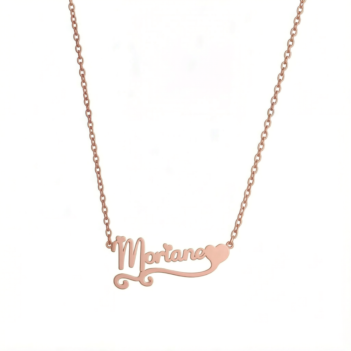 Custom Name Ribbon Necklace