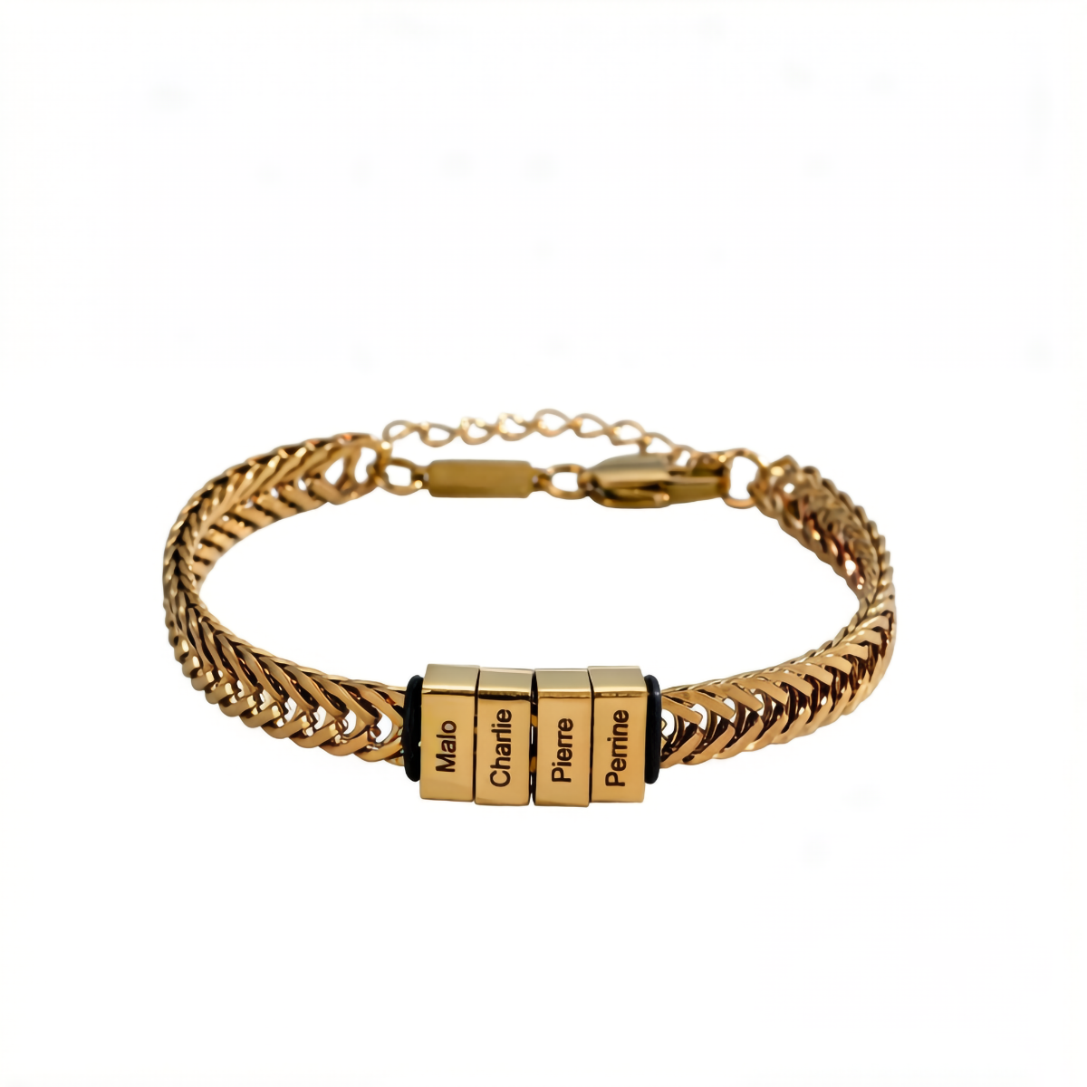 Men‘s Personalized Multi Name Engraved Bracelet