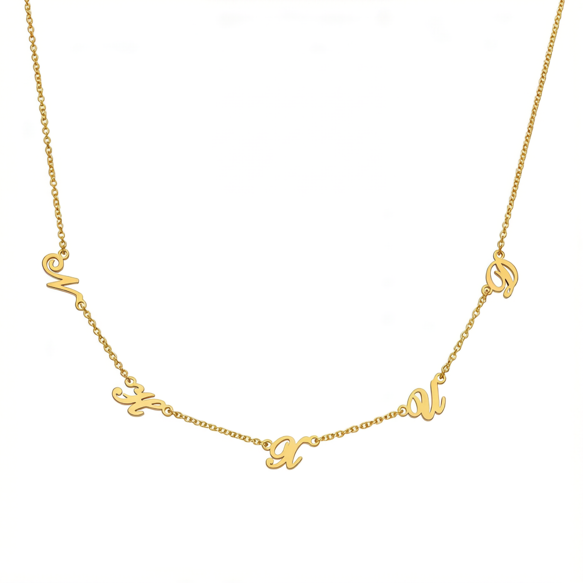 Custom Letter Pendant Necklace