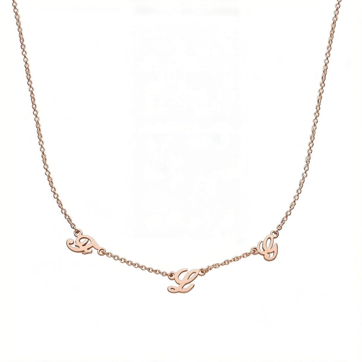 Custom Letter Pendant Necklace
