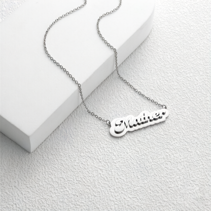 Customized Name Base Necklace