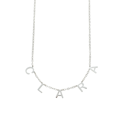 Custom Letter Name Pendant Necklace