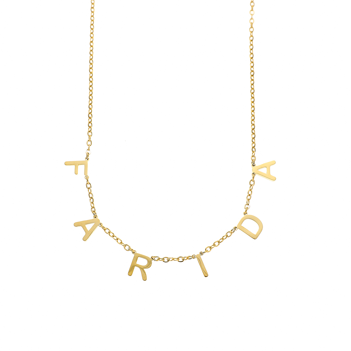 Custom Letter Name Pendant Necklace