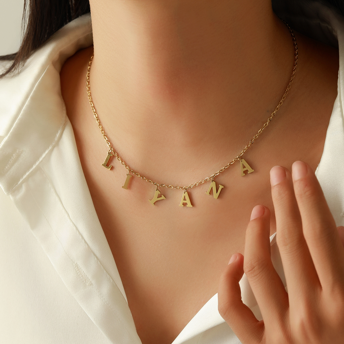 Best Seller Custom Letter Name Pendant Necklace