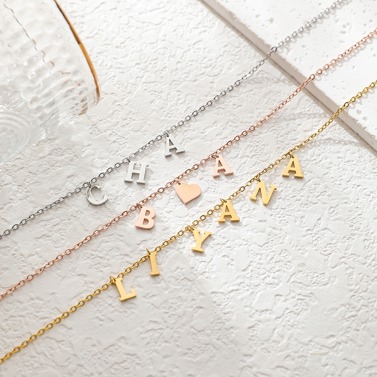 Best Seller Custom Letter Name Pendant Necklace