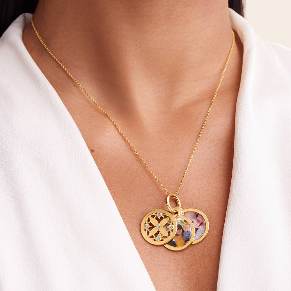 Customized Photo Print Pendant Necklace