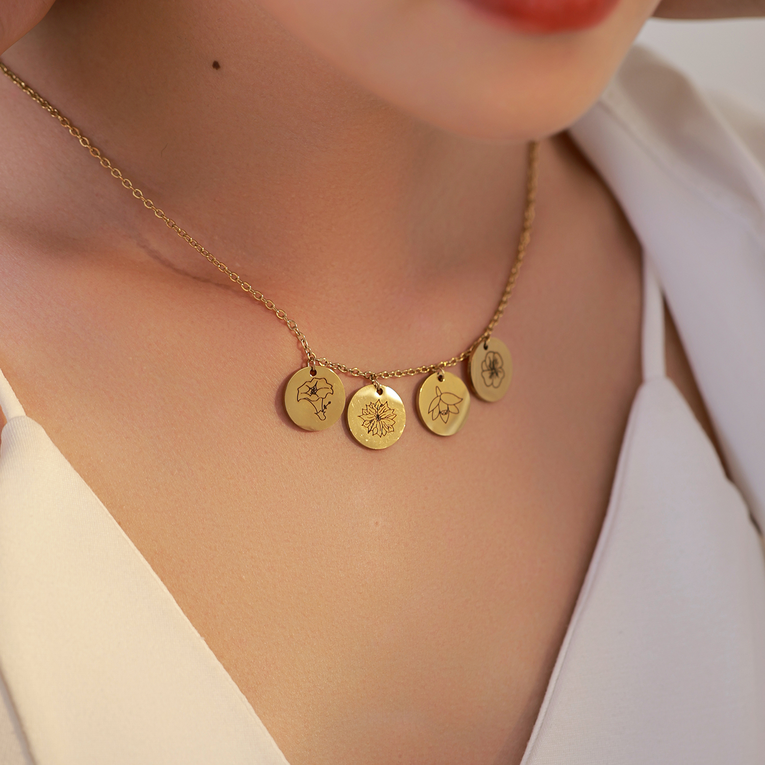 [Copy]Custom Name Rhinestone Necklace For Mom And Baby